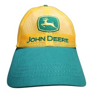John Deere Vibrant Yellow and Green mesh trucker hat
Circa 1980’s